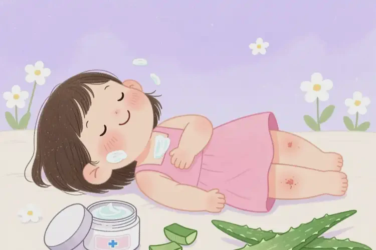 孩子脖子出濕疹可不可以徹底自愈(圖1)