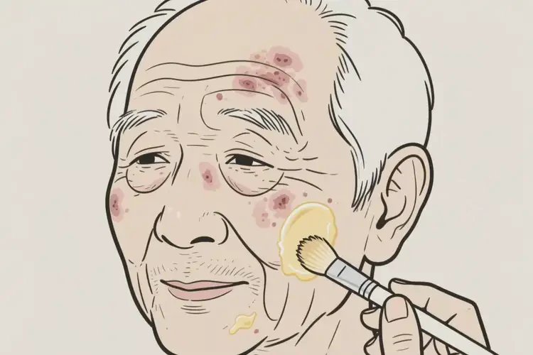 老年人臉上長(zhǎng)濕疹可不可以根治(圖2)