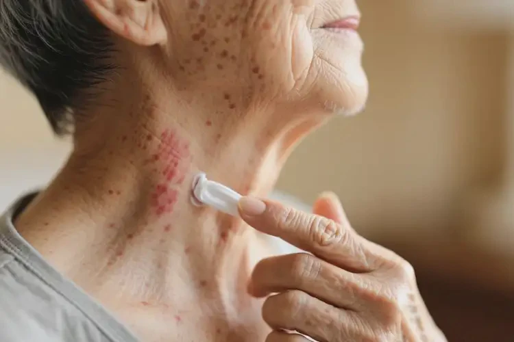 高齡老人脖子上經(jīng)常長濕疹可不可以根治(圖4)