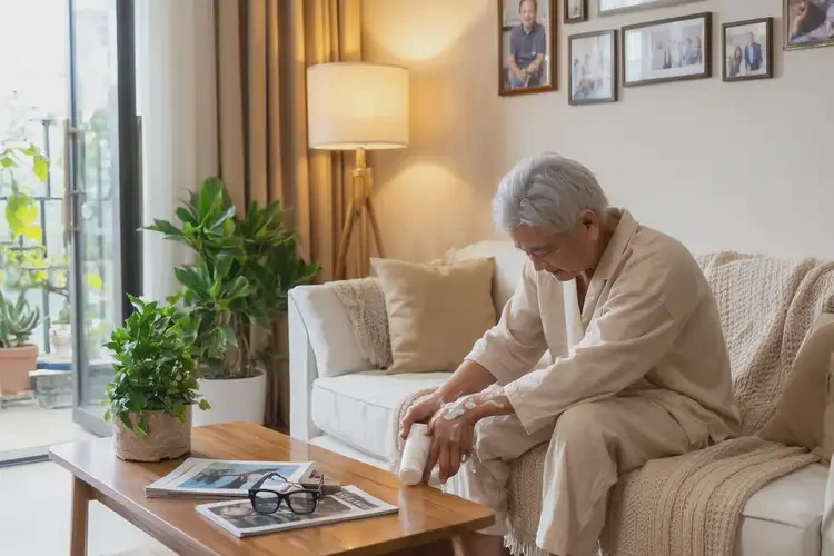 老年人小腿出濕疹能靠自己自愈嗎(圖1)