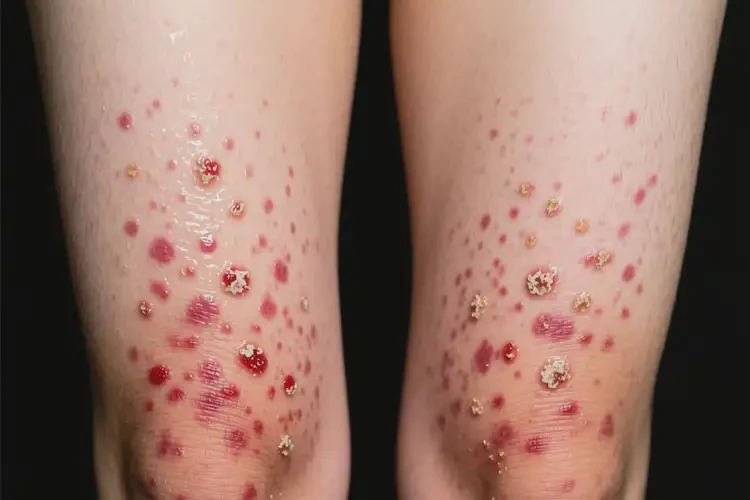 女人大腿上經(jīng)常長(zhǎng)濕疹能不能根治(圖1)