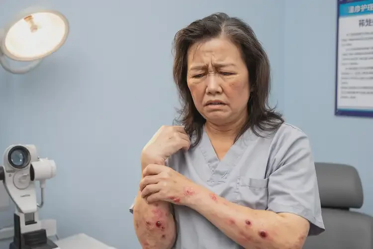 女性全身出現(xiàn)濕疹可不可以根治(圖4)