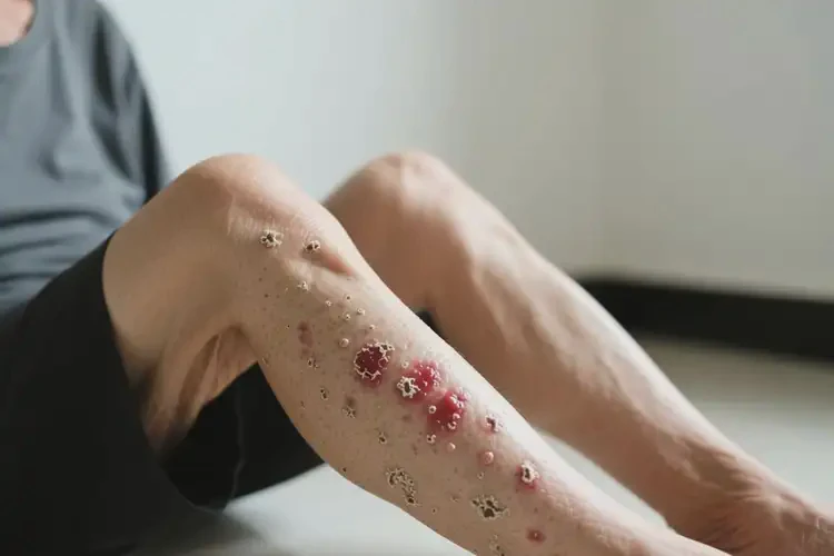 老人大腿经常起湿疹可不可以根治(图1)