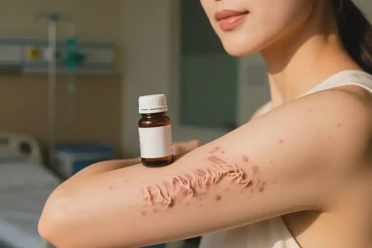 女人手臂上經(jīng)常起濕疹可不可以根治(圖2)