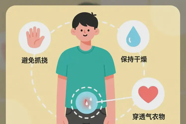 青年人肛周出濕疹能夠徹底治愈嗎(圖2)