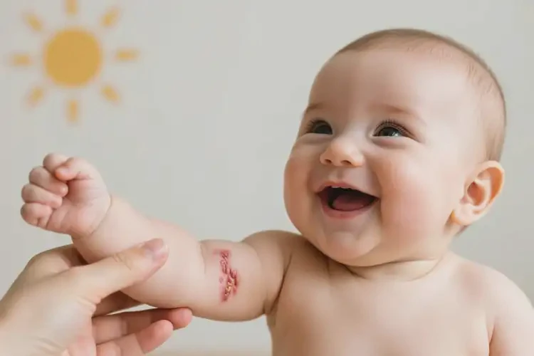 幼兒手臂上長濕疹能夠徹底治愈嗎(圖2)