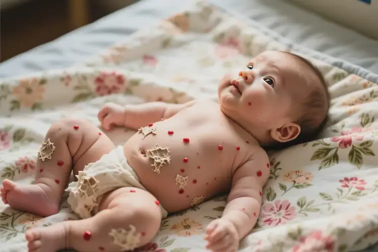 新生兒全身經(jīng)常起濕疹可不可以根治(圖2)