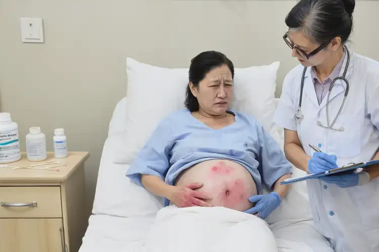 產(chǎn)婦肚子上長(zhǎng)濕疹可不可以根治(圖4)