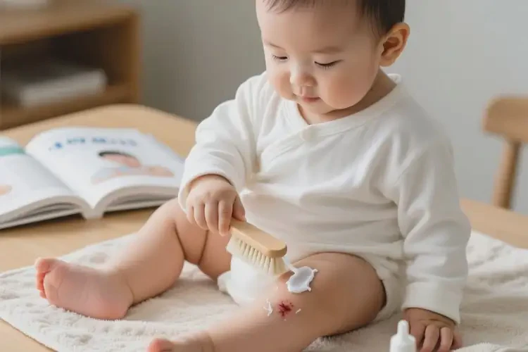 寶寶小腿出現(xiàn)濕疹可不可以根治(圖2)