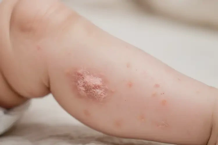 小兒小腿偶爾起濕疹能靠自己自愈嗎(圖2)