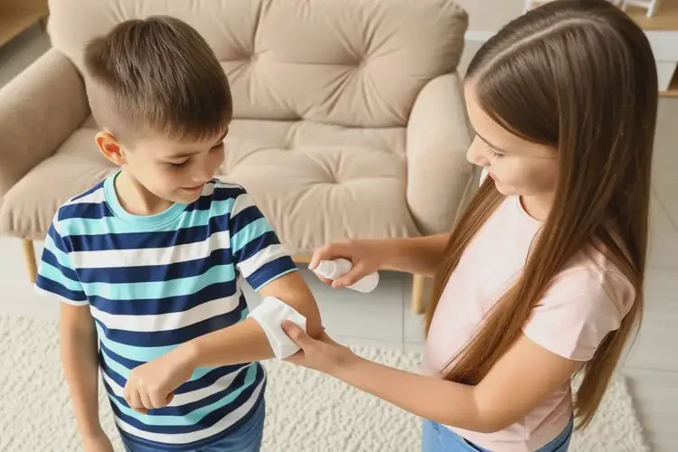 兒童身上經(jīng)常長濕疹可不可以根治(圖1)