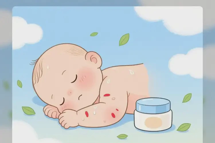 新生兒手臂出現(xiàn)濕疹可不可以根治(圖4)