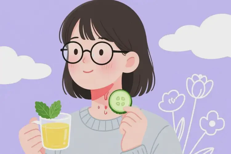 大學生脖子上容易起濕疹可不可以根治(圖1)