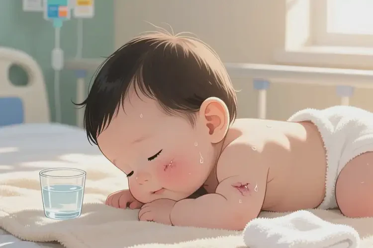 宝宝面部偶尔长湿疹可以治好吗(图1)