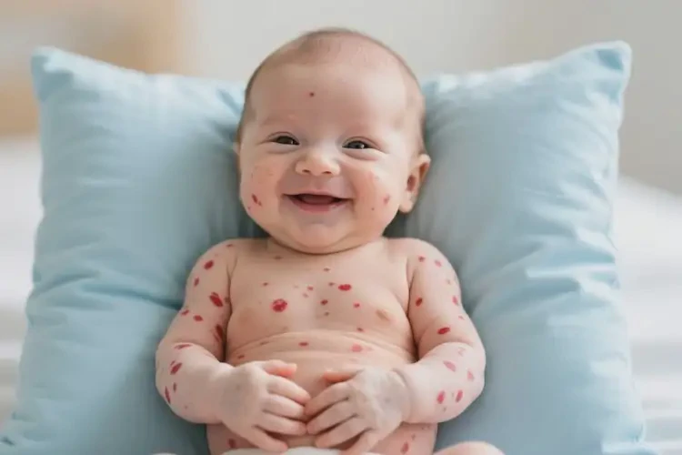新生兒全身經(jīng)常起濕疹可不可以根治(圖3)