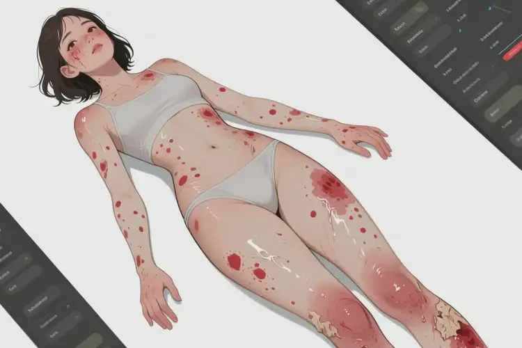 女生全身出現(xiàn)濕疹可不可以根治(圖1)