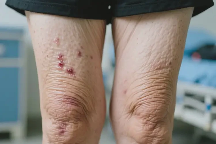 老年人大腿上有湿疹可不可以根治(图1)