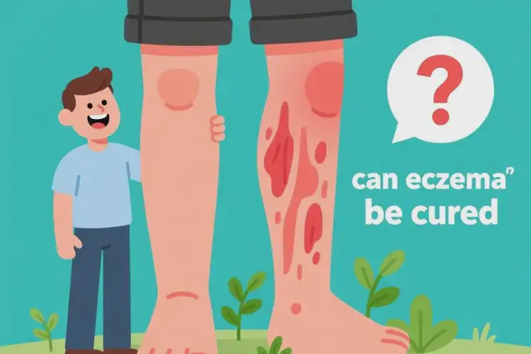 男性小腿上容易起湿疹可不可以根治(图1)