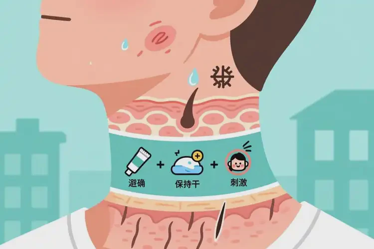 男性脖子經(jīng)常長濕疹可不可以根治(圖2)