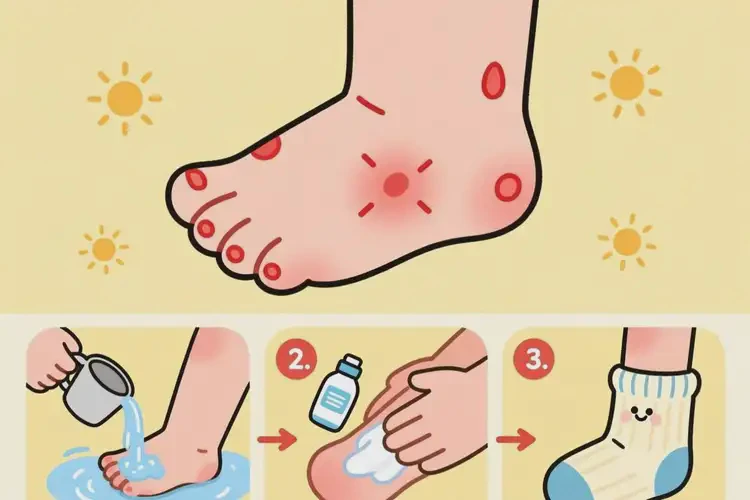 孩子腳上容易起濕疹可不可以根治(圖2)