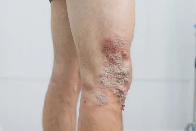 青年人大腿出現(xiàn)濕疹不管它會自己自愈嗎(圖2)