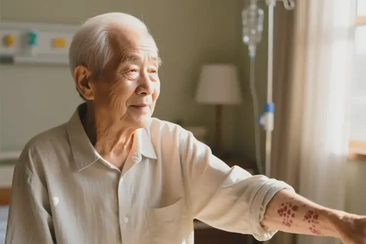 老年人手臂容易長濕疹可不可以根治(圖1)