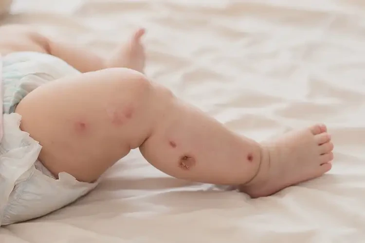 宝宝大腿有湿疹能彻底自愈吗(图1)