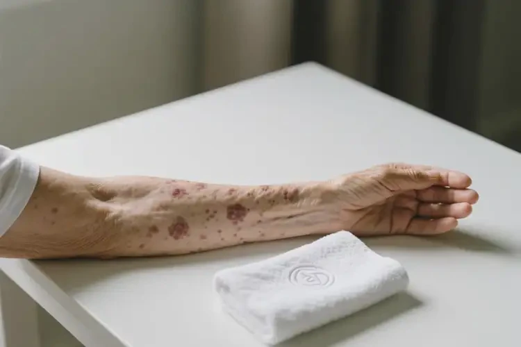 老年人手臂上出现湿疹可不可以根治(图2)