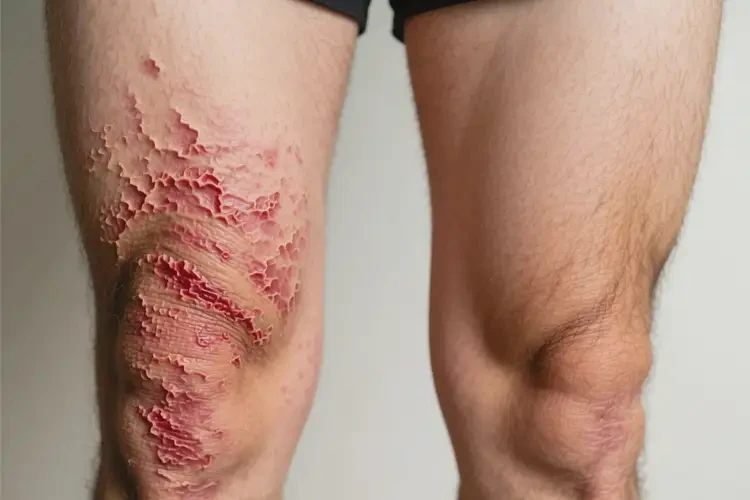 男人大腿上偶爾起濕疹可不可以根治(圖1)