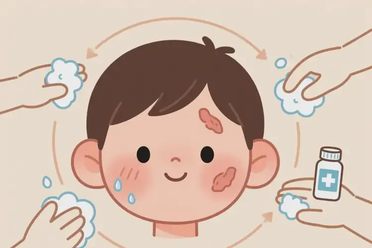 孩子面部容易長(zhǎng)濕疹可不可以根治(圖4)