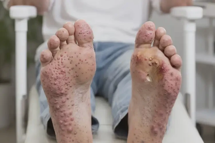 青年人脚上容易长湿疹能彻底自愈吗(图4)