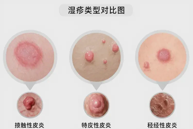 男生手臂长湿疹不管它会自己好吗(图3)