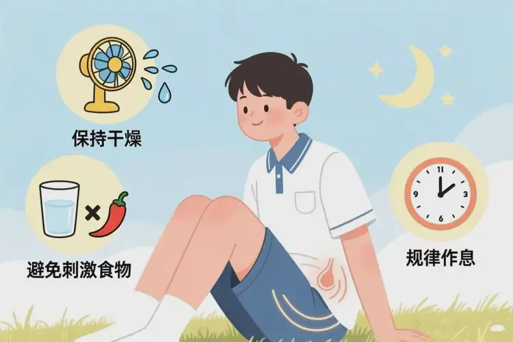 大學(xué)生肛周長(zhǎng)濕疹能不能徹底自愈(圖2)