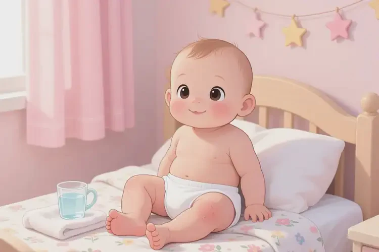 寶寶大腿出現(xiàn)濕疹可以治好嗎(圖1)