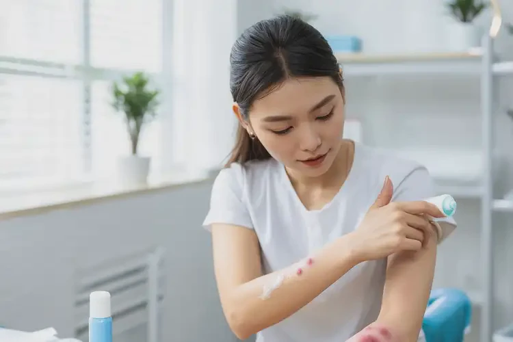 大學(xué)生脖子偶爾起濕疹可不可以根治(圖2)