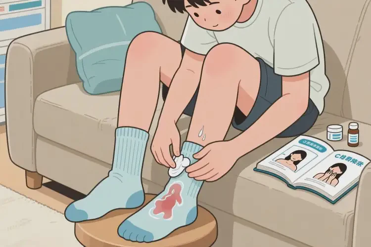 青少年腳上起濕疹可不可以徹底自愈(圖1)