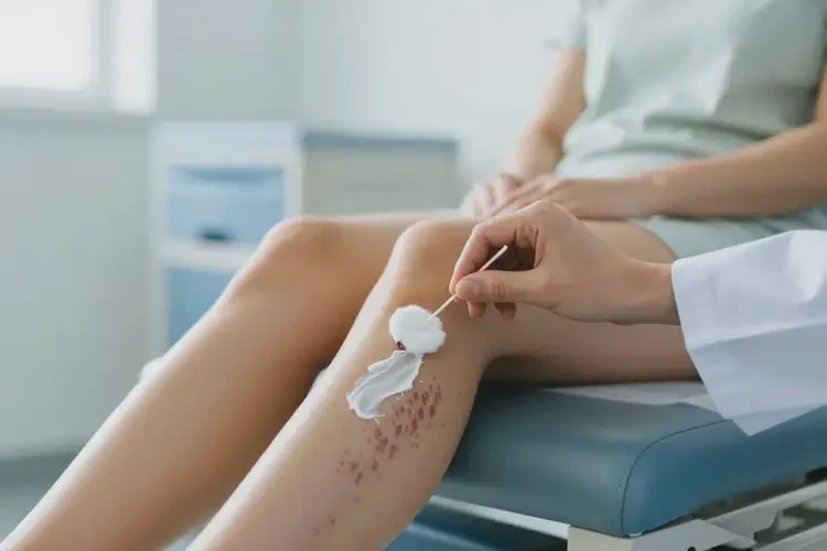 女性小腿經(jīng)常長濕疹可不可以根治(圖4)