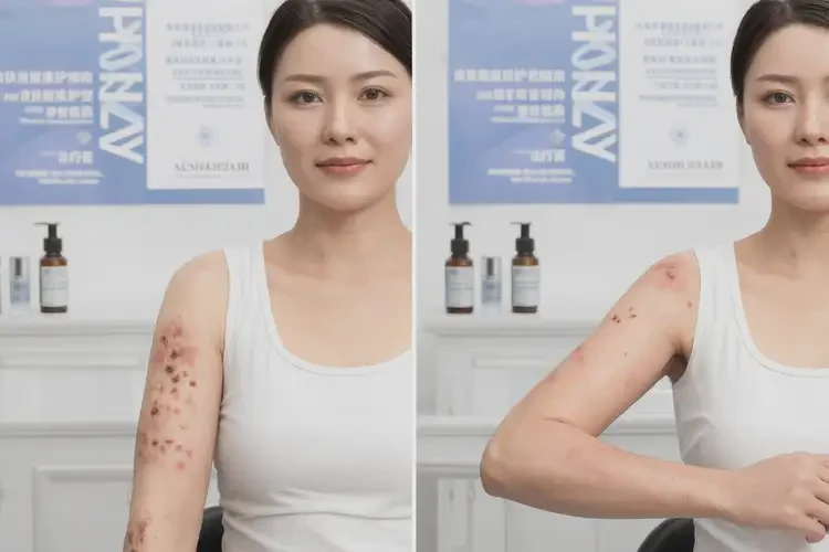 女性手臂出濕疹可以徹底自愈嗎(圖1)