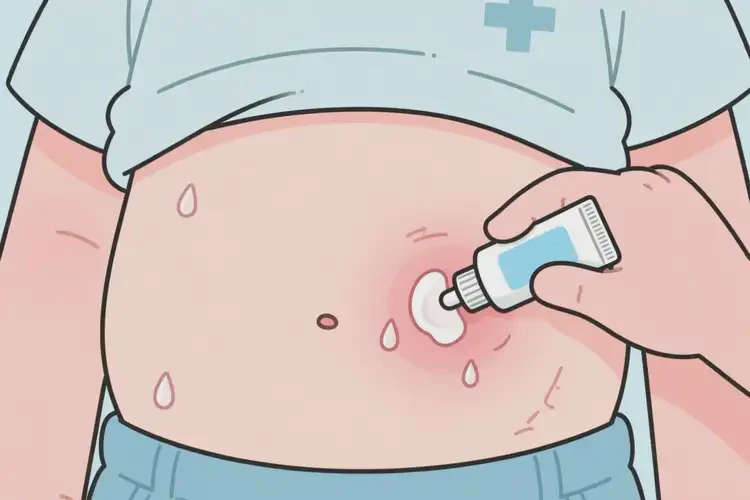 孩子肚子上经常起湿疹可不可以根治(图4)