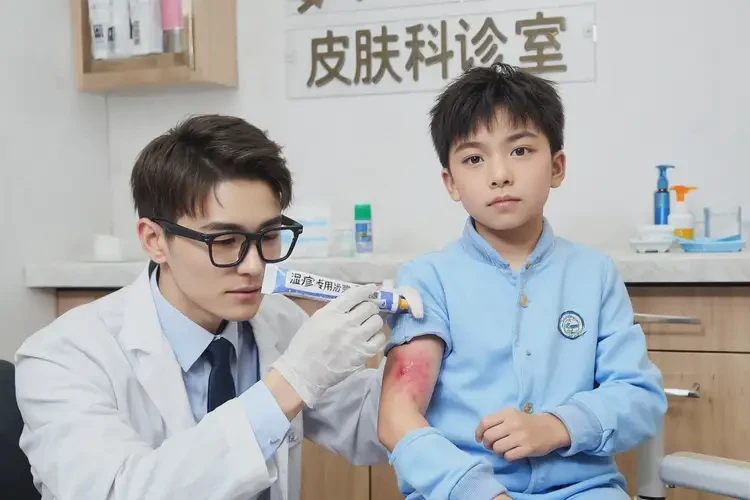 小學(xué)生四肢容易起濕疹不管它會自己好嗎(圖3)