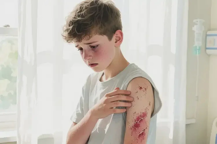 青少年手臂上經(jīng)常起濕疹可以徹底自愈嗎(圖4)