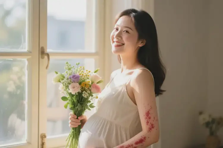 产妇四肢偶尔起湿疹可不可以根治(图1)