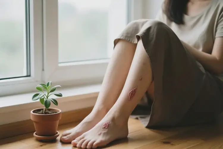 女性脚上偶尔起湿疹可不可以根治(图2)