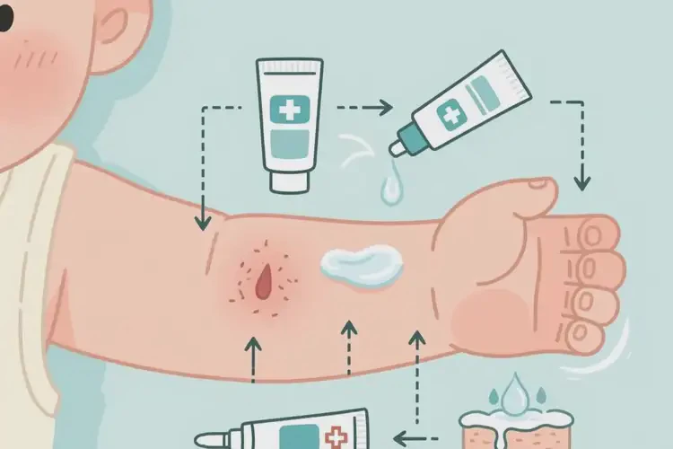 嬰兒手臂出濕疹可以治好嗎(圖1)