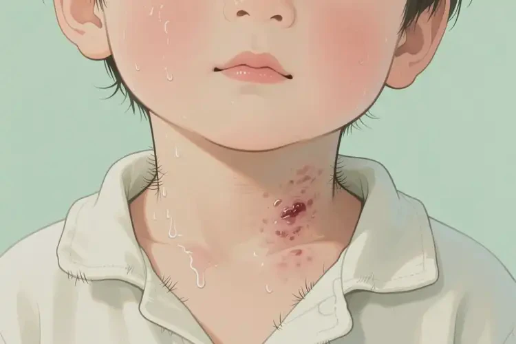 小孩脖子上出現(xiàn)濕疹可不可以根治(圖1)