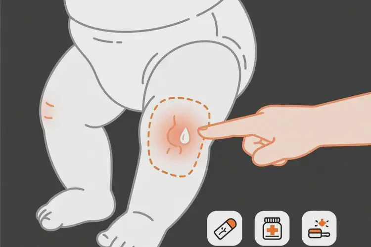 嬰兒大腿上經(jīng)常起濕疹可不可以根治(圖1)