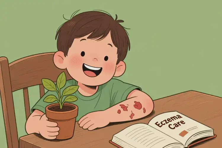 孩子手臂长湿疹可不可以根治(图2)