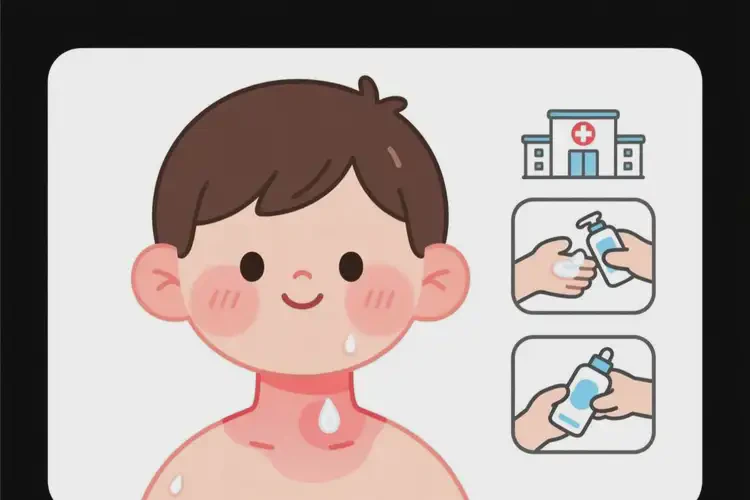 少兒脖子出濕疹可不可以根治(圖2)