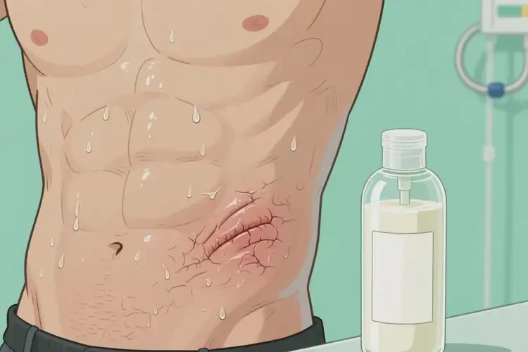 男人肚子上經(jīng)常長濕疹能不能根治(圖2)