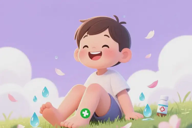 小兒小腿經(jīng)常長濕疹可不可以根治(圖1)